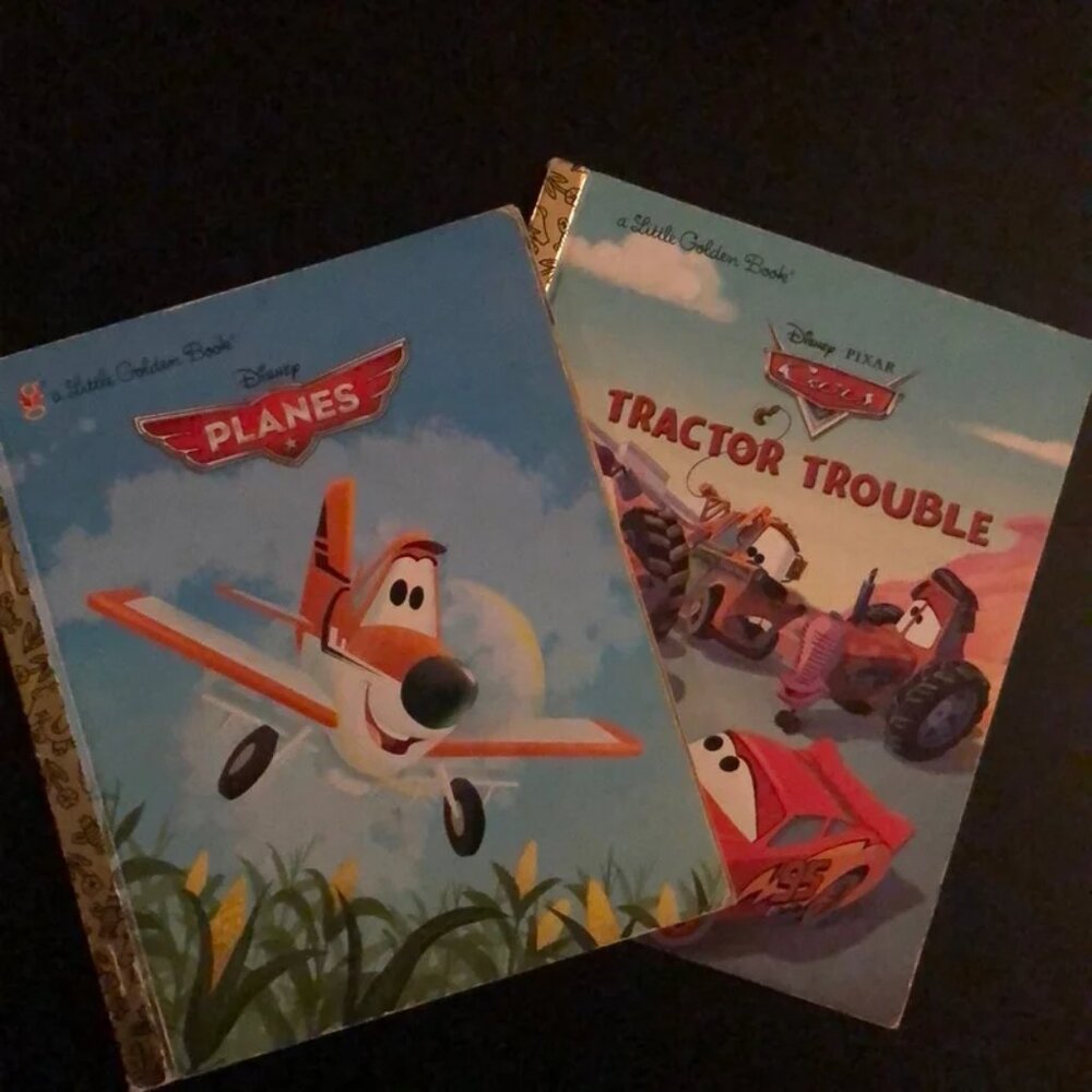 2 Books including Disney Planes Little Golden Book (Disney Planes)